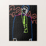 'Modern Neon Fashion Graffiti Design' Jigsaw Puzzle