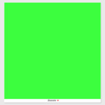 Modern neon green screen bright Large Floor Circle Sticker