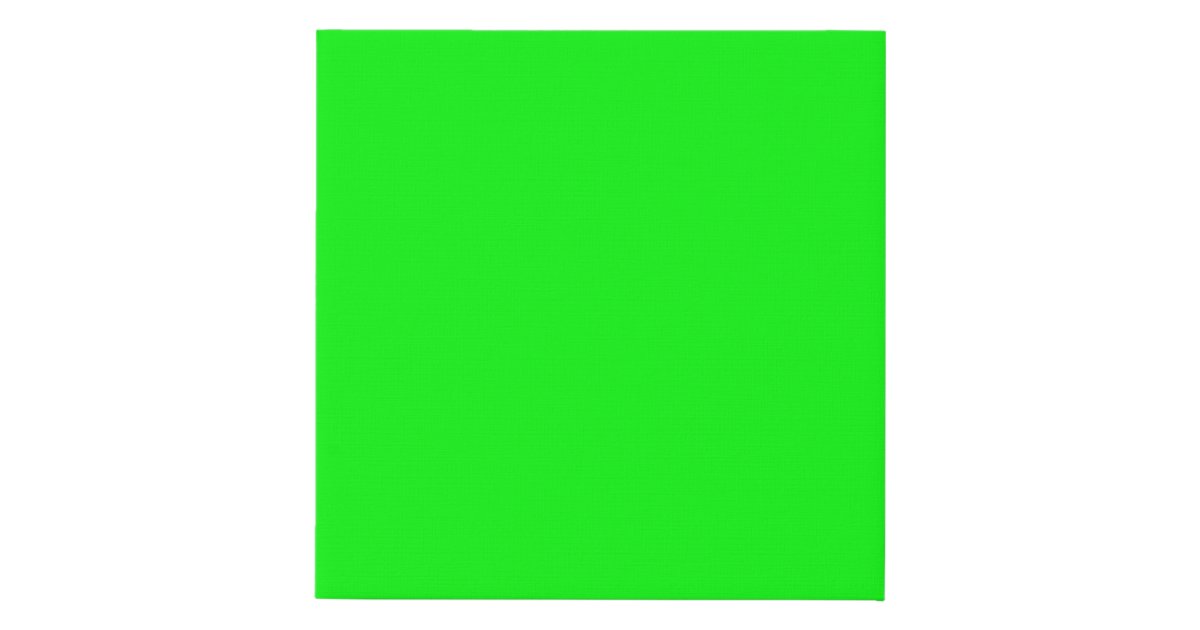 neon green screen
