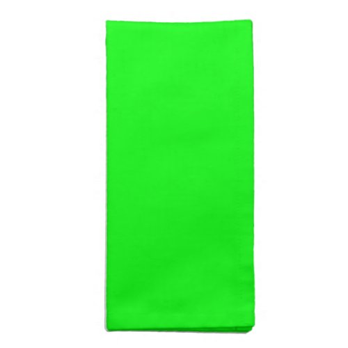 Modern neon green screen bright solid plain cool cloth napkin