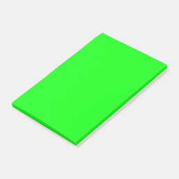 Modern neon green screen bright solid plain cool post-it notes
