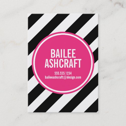 MODERN NEON STRIPES BUSINESS CALLING CARD BUSINESS CARD TEMPLATE