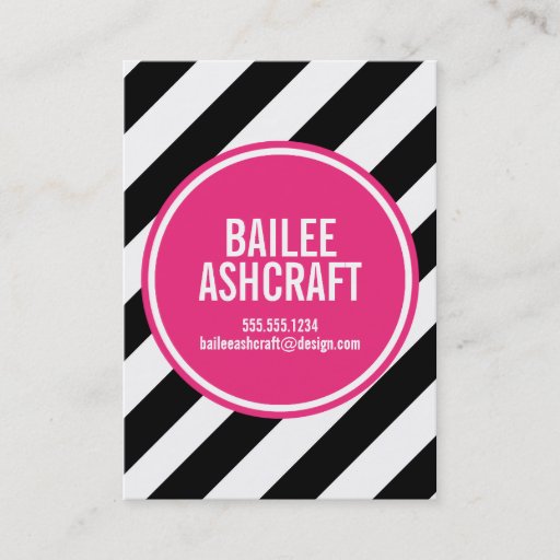 Customizable MODERN NEON STRIPES BUSINESS CALLING CARD BUSINESS CARD TEMPLATE