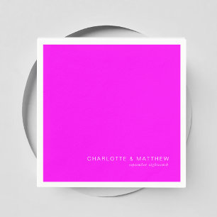 Modern neon-violett napkins