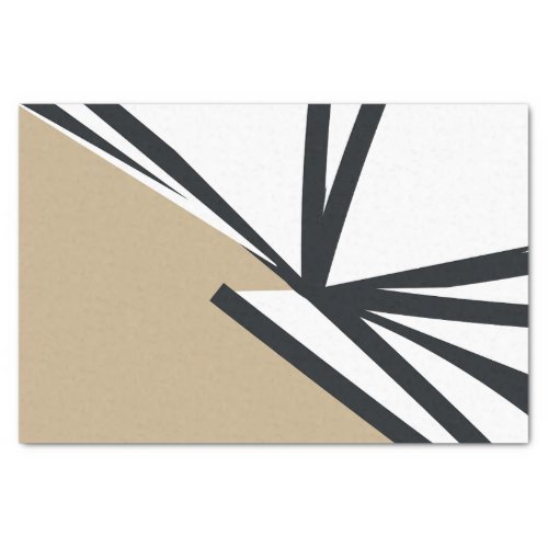 Modern Neutral Abstract Tissue Paper