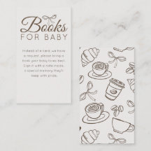 Modern Neutral Cafe Baby Shower