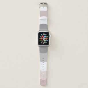 Modern Neutral Pastel Shades Apple Watch Band