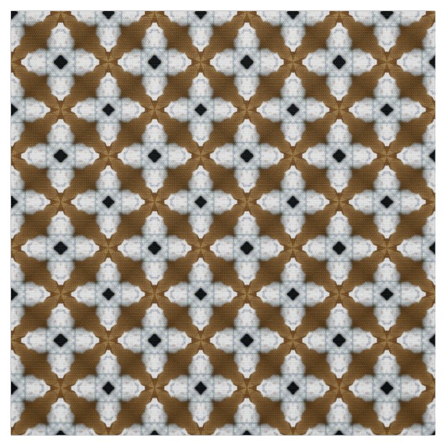 Modern Neutrals: Brown & Light Gray Cross Pima Fabric (Swatch)