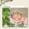 Modern New Baby Love and Thanks Photo