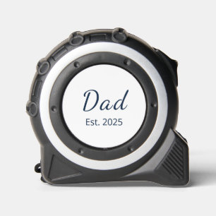 Modern New Dad Minimalist Simple  Tape Measure