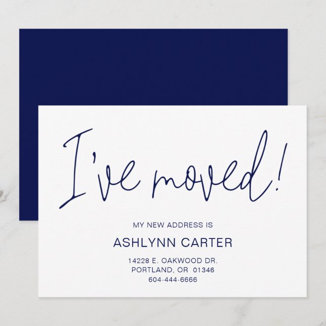 Modern New Home Announcement (Front/Back)