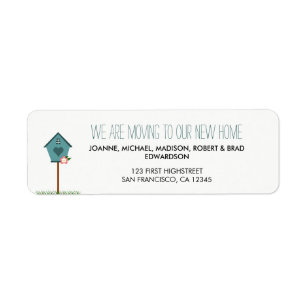 New Home Return Address Labels | Zazzle