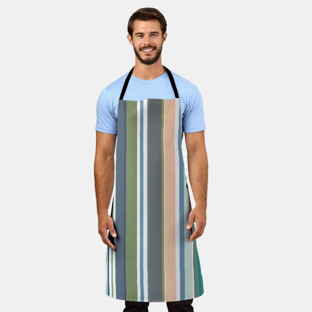 Modern new season Stripes Apron (Worn)