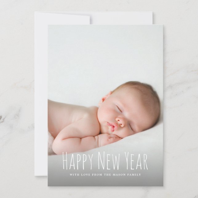 Modern New Year Photo Holiday (Front)