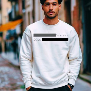 Modern New Year Scripted Sweatshirt