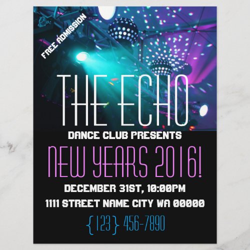 Modern New Years Party Flyer