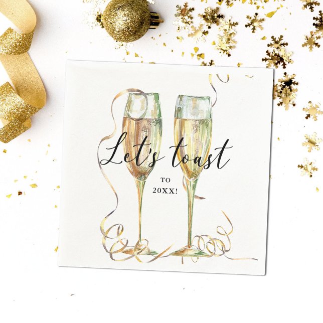 Modern New Years Party Paper Napkin (Creator Uploaded)