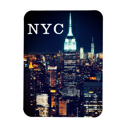 Modern New York City Skyline Magnet