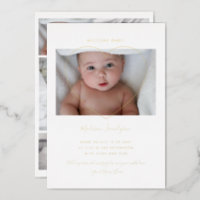 Modern Newborn Photos Birth Announcement