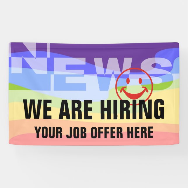 Modern NEWS Banner + your backgr. & ideas (Horizontal)