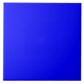 Modern Night Sky Solid Blue Ceramic Tile