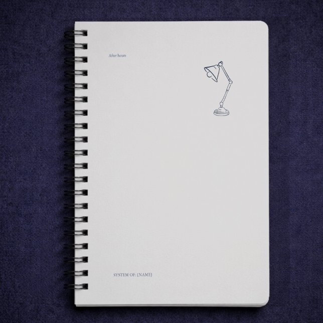 Modern Nocturnal Scholar Aesthetic/Night Lamp Planner (Creator Uploaded)