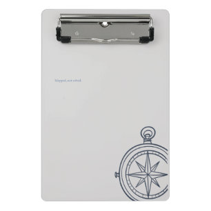 Modern Nocturnal Scholar dark academia  Mini Clipboard