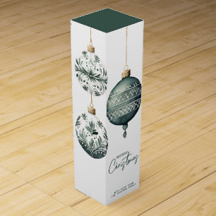 Modern Nordic Style Ornaments Merry Christmas Wine Box