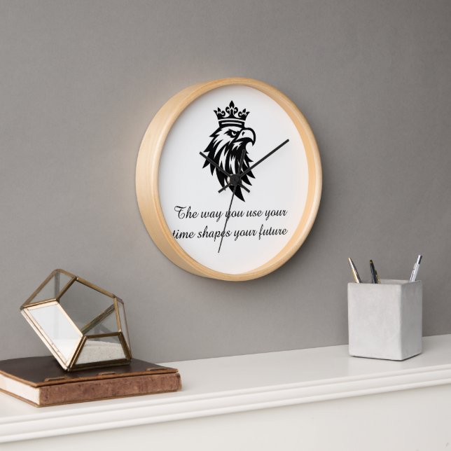 "Modern Number Line Wall Clock Home and Office (Office)
