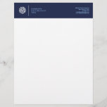 Modern Numbers Logo II Accountant Letterhead<br><div class="desc">Coordinates with the Modern Numbers Logo II Accountant Business Card Template by 1201AM. This professional letterhead design is the perfect companion to the matching business cards for an elevated aesthetic with your accounting or financial business. Update the fields with your own name and info. Original design created by 1201AM. ©...</div>