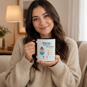 Modern Nurse Appreciation Patient Review Mug