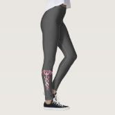 Hardcore Nurse RN Black White Leggings