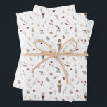 Modern Nutcracker Ballerina Mouse King Christmas  Wrapping Paper Sheets<br><div class="desc">Get ready for the holiday season with this modern take on a classic tune! Modern Nutcracker Ballerina Mouse King Christmas Wrapping Paper Sheets offer a delightful display of traditional holiday elements against calming watercolor backgrounds. Enjoy festive gifts, the marching silhouette of toy soldiers, beloved characters from the famous ballet –...</div>