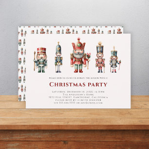 Modern nutcracker Christmas's party Invitation