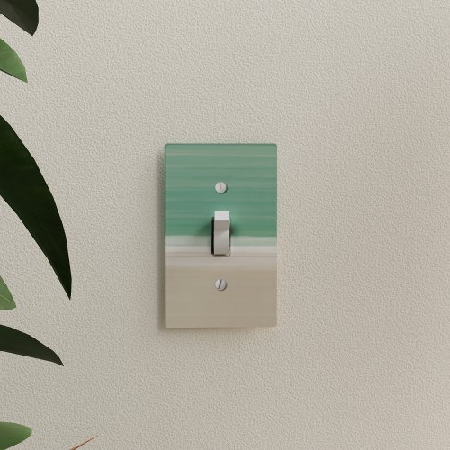 Modern Ocean Beach Coastal Light Switch Cover