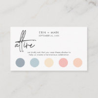 Modern Ocean Sunset Beach Wedding Color Dress Code