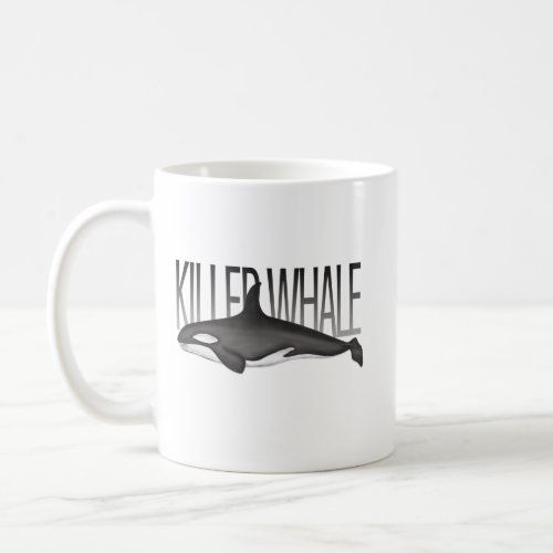 Modern Ocean Whale Minimalist Typography Cool Coffee Mug