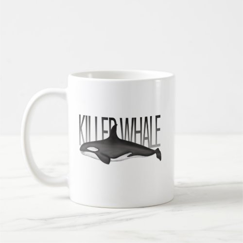 Modern Ocean Whale Minimalist Typography Cool Coffee Mug