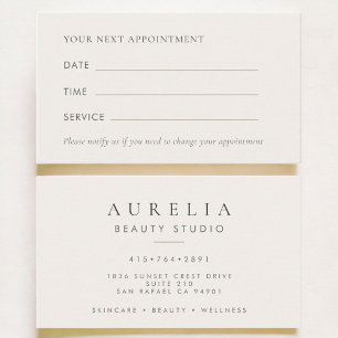 Modern Office Appointment Card