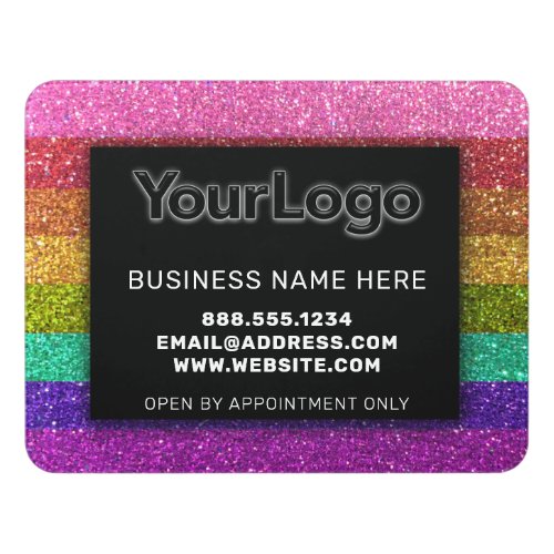Modern Office Company Corporate Small Business Door Sign