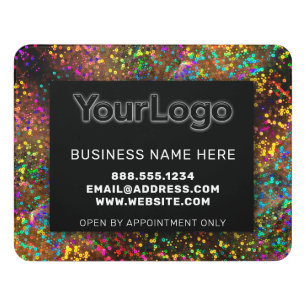 Modern Office Company Corporate Small Business Door Sign