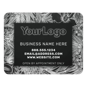 Modern Office Company Corporate Small Business Door Sign
