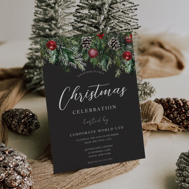 Modern Office Corporate Christmas Party  Invitation (Creator Uploaded)