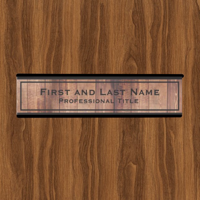 Modern Office Door Sign Signs Wood Grain Look (Creator Uploaded)