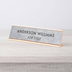 Modern Office Employee Desk Name Plate
