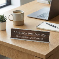 Modern Office Humor Professional Overthinker Name