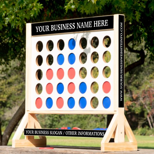 Modern Official Business Logo Event Party Games  Fast Four