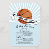Basketball Baby Shower Invitation EDITABLE INSTANT DOWNLOAD Basketball Baby  Shower Invite, Oh Boy, Basketball Shower Invites, Champ 