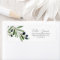 Modern Olive Branch Return Address Label