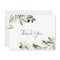 Modern Olive Branch Thank You Postcard